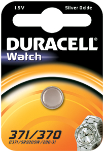 DURACELL Knoopcell Batterij 371-370